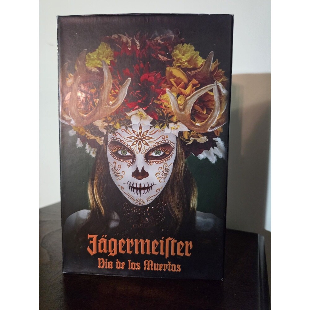 Jagermeister Dia de los Muertos Gift Box Empty 2021 Limited Edition Sugar Skull - Picture 3 of 16